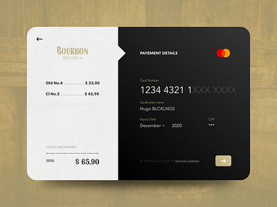 Daily UI Challenge #002 - Credit card checkout