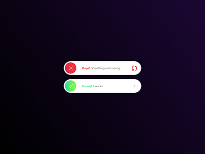 Flash Message — DailyUI