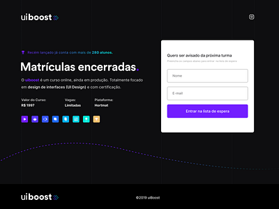 Redesign uiBoost Course design illustration ui ui design ux web