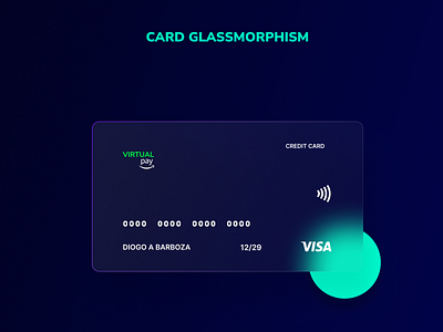 Card Glassmorphism card design glassmorphism ui
