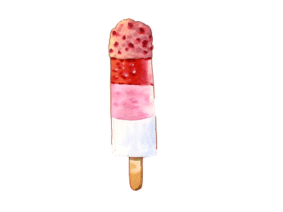 ice cream watercolor element cartoon design element ice cream icon illustration logo png sticker watercolor