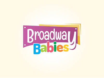 Broadway Babies design facility graphic design kids learning logo school