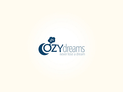 Cozy Dreams Logo Design bed comfort cozy dreams furniture furniture company goodnight sleep logo design mattress online shop sleep