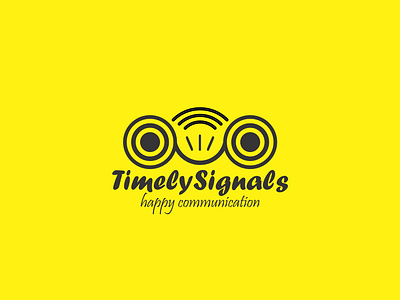 Timely Signals Logo Design brand identity branding branding design graphic design illustration logo logo design vector