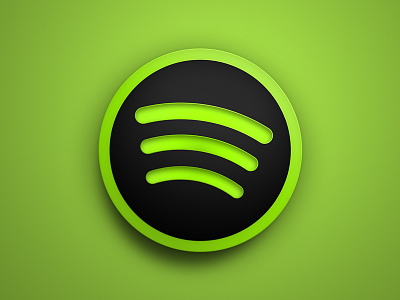 Spotify apple black dock icns icon mac os x spotify ui