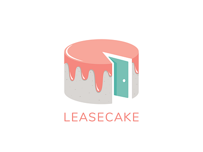 Logo Design branding cake delicious illustration logo property management real estate