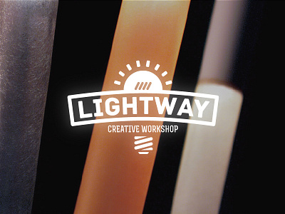 Lightway Logo bulb creative design idea identity lamp light lighting lighting design logo logotype studio symbol workshop