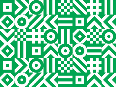 Geometric Sign Pattern #2 abstract background geometric green math pattern sign symbol texture