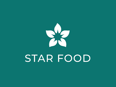 Star Food Logo branding delivery design food health healthy icon identity logo logotype minimal sign sport symbol