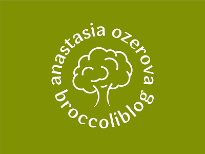 Broccoliblog Logo branding broccoli eco food green health healthy food identity logo logotype minimal nature sign symbol