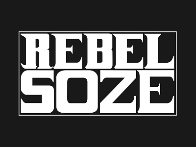 Rebel Soze 2.0 branding design logo