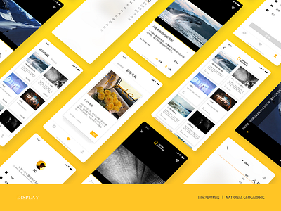 National Geographic App Page Display