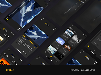 National Geographic App Page Display