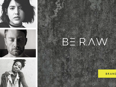 BE R.A.W Brand Guide brand design kit brand identity branding design los angeles