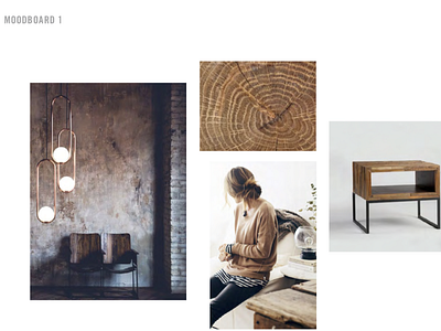 Mood board for furniture client