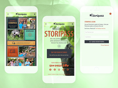 Storipass Flow Zoo Theme design typography ui ux web