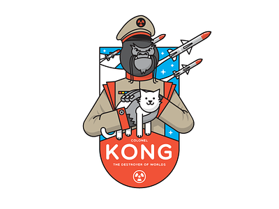 Colonel Kong sticker