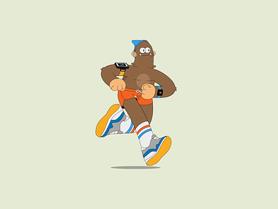 Healthy Sasquatch after effects character animation tutorial