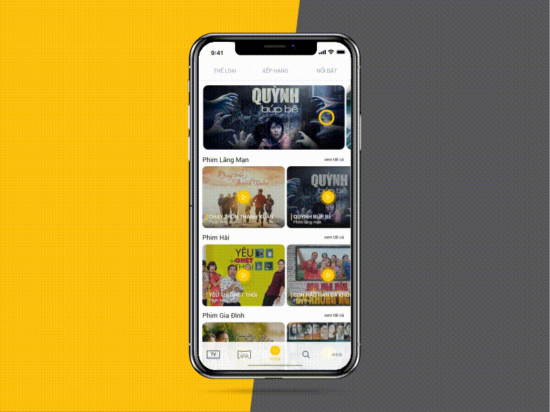 Ui Motion animation app video iphone x ui ux design