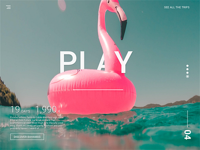 Travel Concept Landing Page - Play