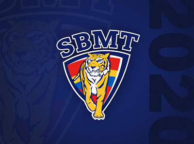 St Bede's Mentone Tigers FC Rebrand branding design football illustrator local logo sports branding