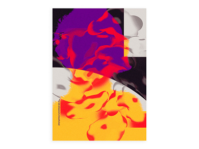"Molecular" abstract adobe colour design experimental illustration photoshop poster poster a day