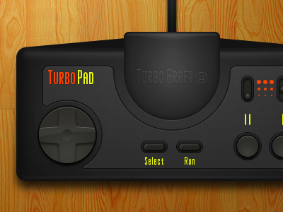 TurboPad v3 controller openemu pc engine sketch app sketchapp turbo turbografx turbografx 16 vector video games