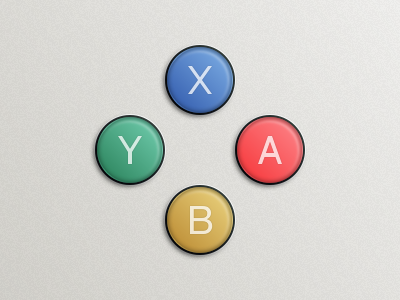 "New" 3DS Buttons buttons new 3ds nintendo sketchapp vector video games