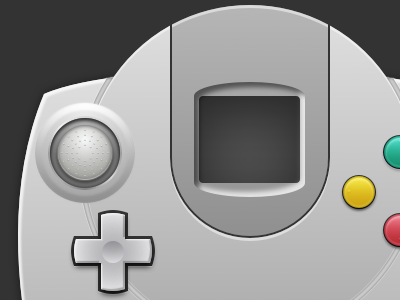 Dreamcast Controller: Start openemu sketchapp vector video games