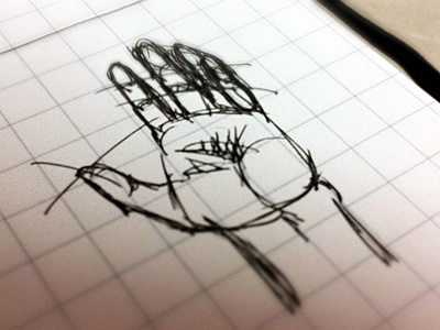 Hand sketch moleskine zebra sarasa 0.3