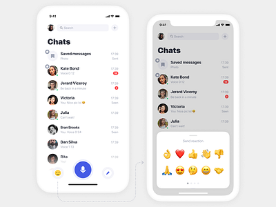 iPhone X | Voice Messenger App