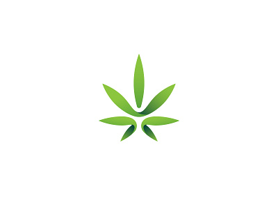 Cannabis Leaf Logo Concept