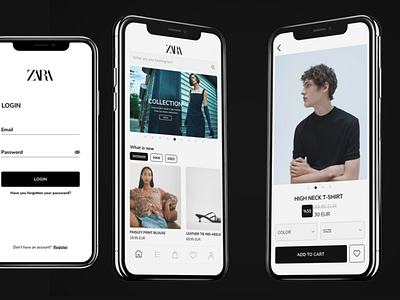 Zara App Redesign