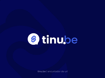 tinu.be logo app brand branding clean dark ui design flat icon identity logo vector web