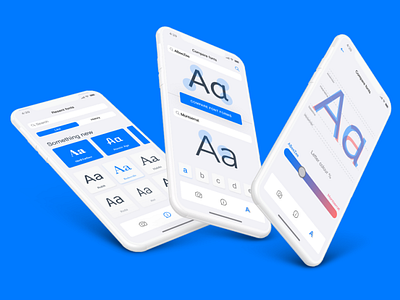 Font app app design art designs font design fonts app mobile