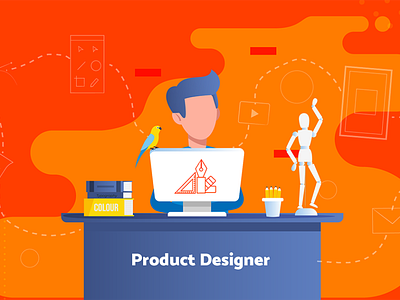 product designer  job offer illustration