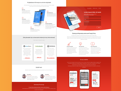 Landing Page design