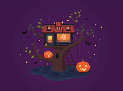 halloween house art design digital digital art drawing halloween halloween design halloween pumpkin illustation illustration infographic infographic design pumkin spirit vector
