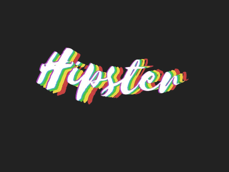 Hipster Design Studio 2d animation animation animation 2d branding design agency illustration logo logo animation typography