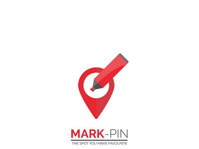 MARK PIN Logo branding colorful design design agency icon identity illustration lettering logo type vector web