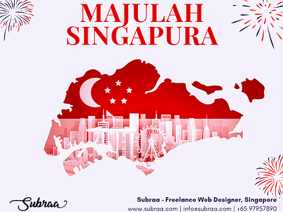 Happy Bithday Singapore - Majulah Singapura design singapore freelance singapore freelance web designer singapore happy birthday singapore majulah singapura national day national day offers offers promotions singapore singapura subraa