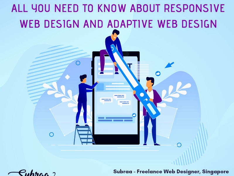 Responsive Web Design And Adaptive Web Design By Subraa On Dribbble