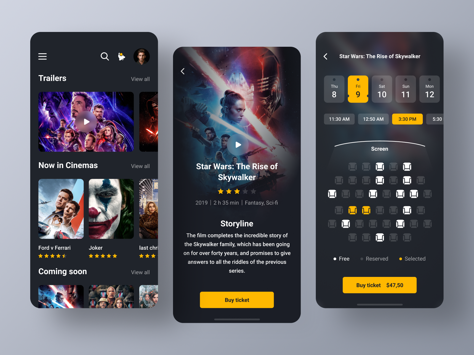 Movie App By Vladimir Gubanov On Dribbble