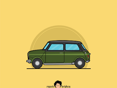 Mini Minicooper adobe illustration car chechumon design graphics illustration kannur mini minicooper moto mr bean petrohead thalassery vector