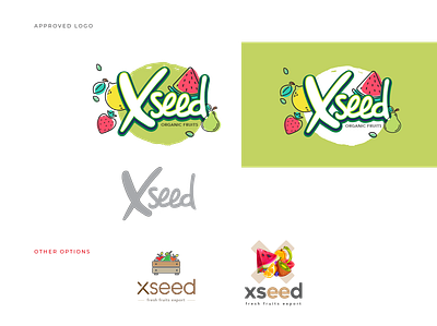 Xseed organic | Logo design app arab branding design illustration logo logodesign ui vector