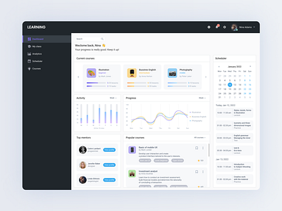 E-learning Dashboard