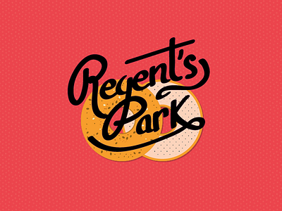 Regent's Park Logo bagel colors full logo park regens typography