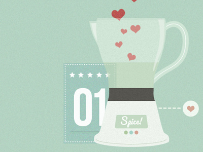 Pikante Pimpernel blender blog design illustration retro