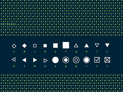 Laura ht design dingbats geometic ht huertatipografica laura lauraht pattern typography