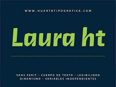 Laura ht design dingbats editorial ht huertatipografica laura lauraht sans serif sans serif sans serif font typography
